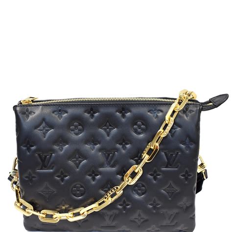 black and gold lv bag|louis vuitton shoulder bag black.